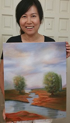 CiciFirstOilPainting