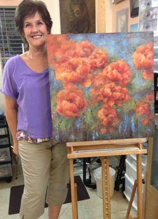 CorrineOrangeFlowers