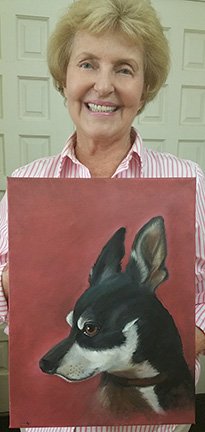 JoanSpeckinDogPortrait