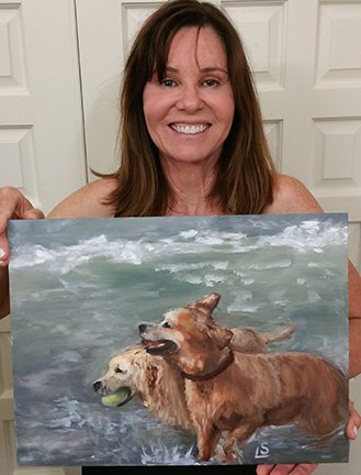 Liz Sganga 2 Dogs