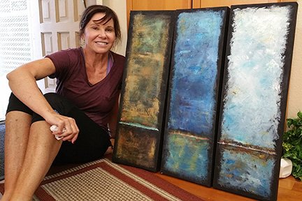 Liz Sganga Triptych