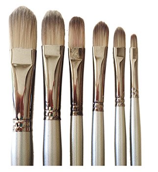 OilBrushesFilberts